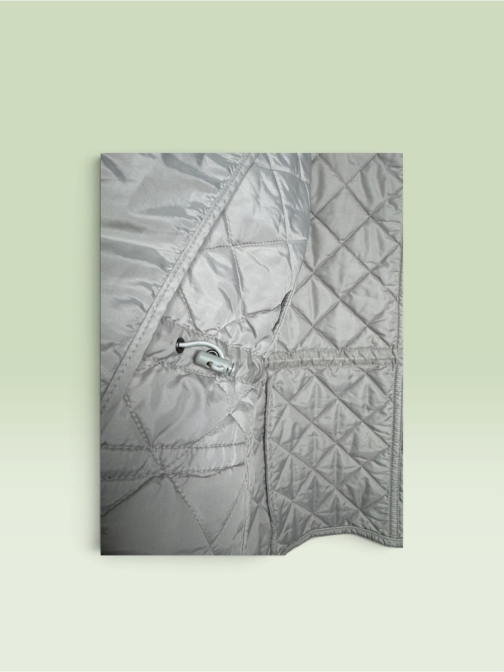 Coach Grey Light Quilted Jackey - Picture 2 of 8